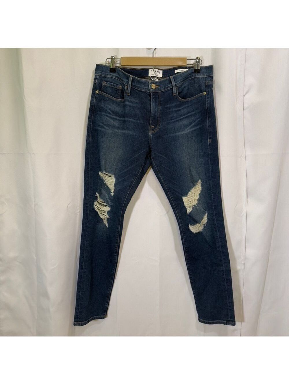 Frame Denim Le Garcon Blue Jeans